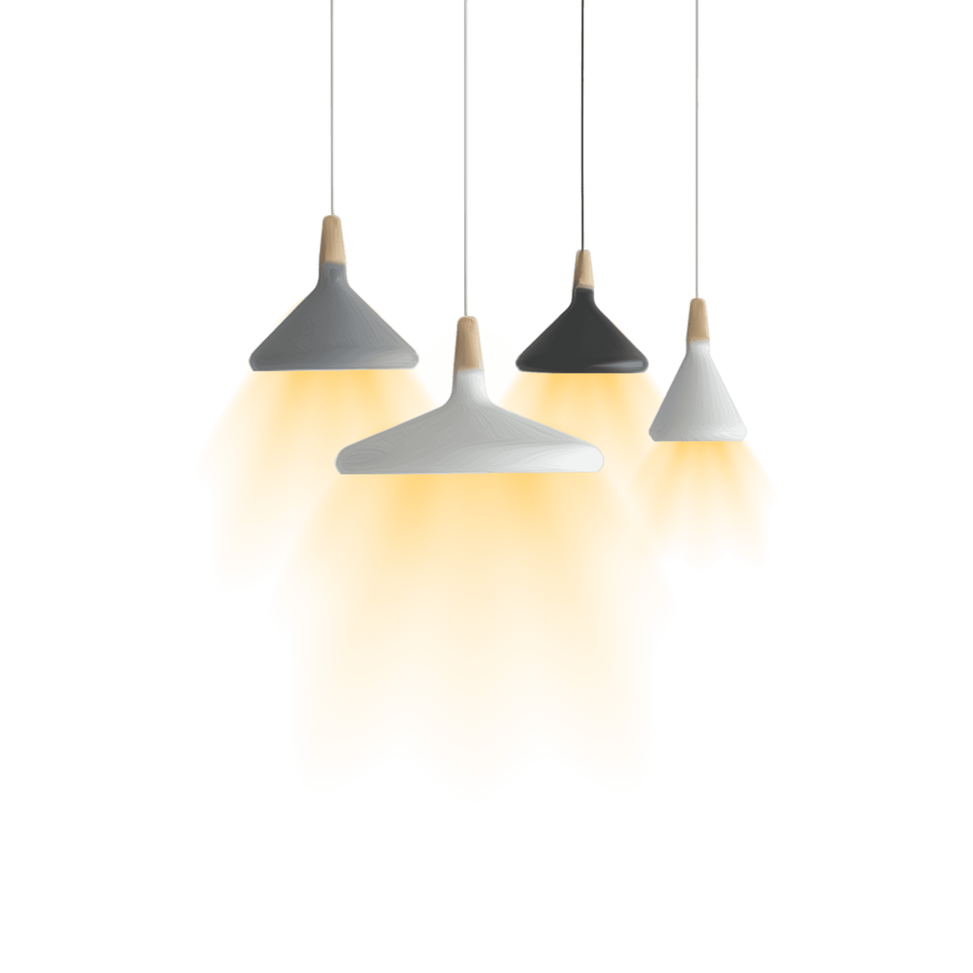 Colección de lámparas LED modernas